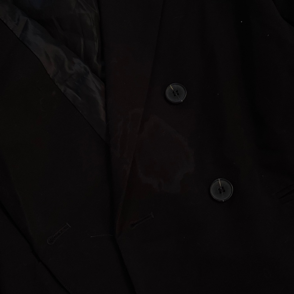 Women's Black Double-Breasted Blazer - Picture 3 of 4